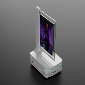Smart AI Robot 43 Inch Interactive Touch Screen Digital Human Kiosk Voice Recognition Service Robot for Hotel Mall