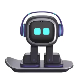 Smart AI Robot Desktop Pet Interactive Electronic Toy with Emotive Screen Talking & Voice Control Smart for Adults Office Decor