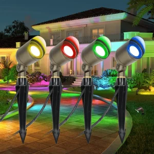 Smart APP Control LED Spot Lighting with Removable Lamp Cup for Landscape Outdoor Garden 6W 24V IP65