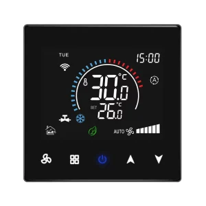 Smart APP Tuya WIFI Thermostat for Fan Coil Units Thermostat with Weekly Programmable Mode Air Conditioner Thermostat