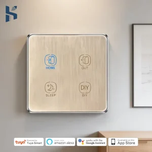 Smart APP Wifi Wall Switch EU UK Standard Gang Switch Smart Wireless Scene Switch Smart Home