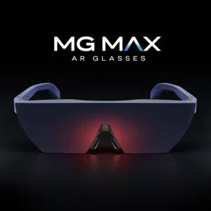 Smart AR Glasses 1080P Micro OLED 1800 Nits Myopia Adjustment 0 600 Type C DP1.4 Wearable Monitor for Phone Laptop TV