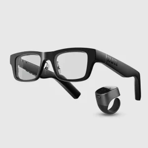 Smart AR Glasses with Wireless AI Assistant OLED Color Touch Screen Display (1.3 inch) for Music Calls & Translation