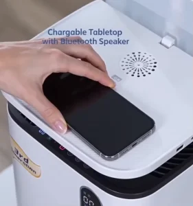 Smart Air Purifier & Humidifier with Wireless Charging and Speaker