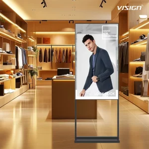Smart Android Window Digital Signage 2500nits High Brightness Advertising Display Wireless Wifi Shop Window LCD Screen