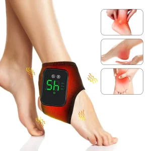 Smart Ankle Massager Heating Vibration Foot Warmer USB Charging for Winter Ankle Support Muscle Recovery and Relaxation