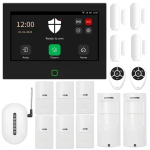Smart Anti Intruder Intrusion Burglar Theft Wifi GSM 4G Home Wireless Security Alarm System for Residential Villa Warehouse