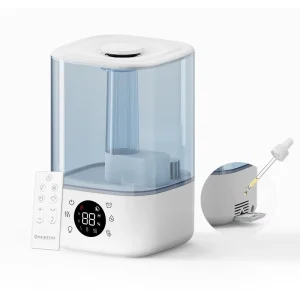 Smart App Control Cube Humidifier 3L 5L Transparent Tank Ultrasonic Cool Mist Ultrasonic Humidifiers for Home Office Desk Plants