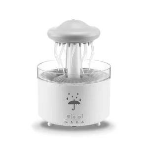 Smart Aroma Diffuser with 360 Degree Rotating Jellyfish Design RGB Night Light and High Output Humidification for Bedroom