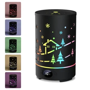 Smart Aromatherapy Diffuser Essential Oil Air Humidifier with RGB Mood Lights Timer for Home Office Relaxation