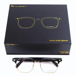 Smart Audio Glasses Full Rim Frame with Built in Speakers for Music Calls and Office Travel