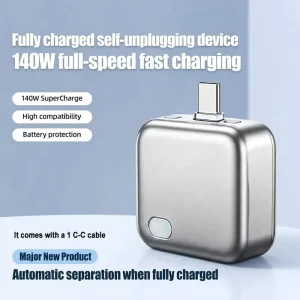 Smart Auto-Stop Charging Accessory for Smartphones Devices, Anti-Overcharge Protection for Safe Overnight, Power Disconnector
