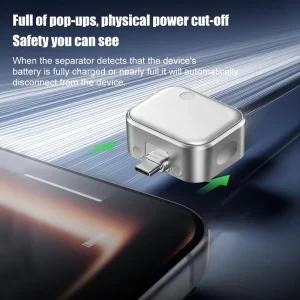 Smart Auto Stop Charging Protector USB C Intelligent Full charge Auto Overcharge Protection Charging Plug