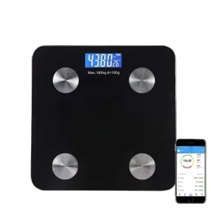 Smart Bathroom Household Balance 180KG Digital Body Fat Tempered Glass Fitness Health Scale Electronic Scale BMI Scale