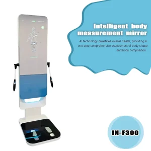 Smart Blood Analysis Fitness Mirror Tracking Intelligent Gym Equipment Digital Body Fat Measurement IP55 Protection