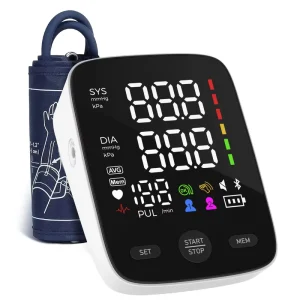 Smart Blood Pressure Monitor Arm Type Digital Automatic Voice Broadcast Blood Pressure Monitor for Home Hospital