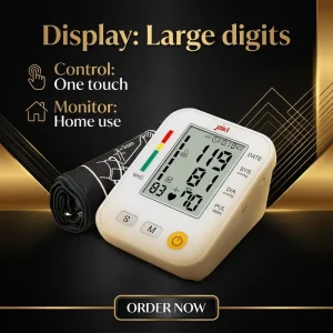 Smart Bluetooth Blood Pressure Monitor LCD Display AAA Battery Powered CE Certified App Control Wireless BP Machine JZK