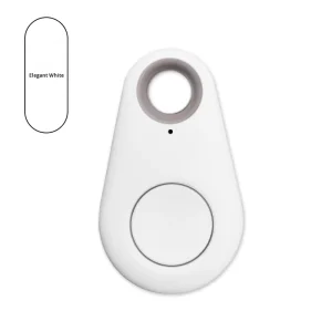 Smart Bluetooth Locator with Water Drop Design GPS Positioned Anti-Lost Device 4G Network Two-Way Finder for Pets Children Items