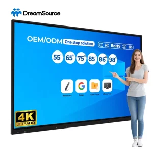 Smart Board 55 65 75 86 98 Inch Touch Screen Whiteboard Interactive Flat Panel Display for School Classroom Teaching
