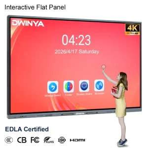 Smart Board Electronic Touch Screen Whiteboard 55 65 75 86 98 Inches 4K Interactive LCD Panel