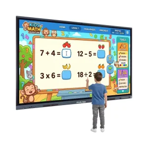 Smart Board Interactive Display 55 65 75 85 86 98 100 110 Inch For Classroom And Conference With Touch And Casting