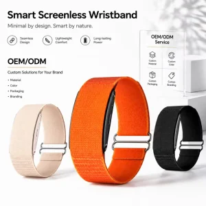 Smart Bracelet Fitness Tracker Waterproof IP68 Step Counter Activity Band Sport Nylon Strap Menstrual Cycle AI Sleep Health