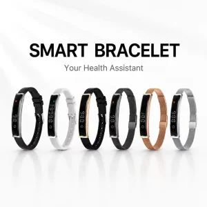 Smart Bracelet Watch APP Gesture Control Fitness Health Monitor Sleep Activity Tracker Stainless Steel Waterproof 3 5 Days