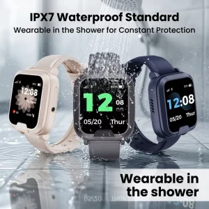 Smart Bracelets Medical Emergency Watch Fall Detection Device SOS Smartwatch with GPS Tracker for Old People