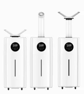 Smart CB 21L Ultrasonic Air Humidifier Heat Cool Warm Mist New Tower for Home Bedroom & Car Electric Boil Water Steam Plastic