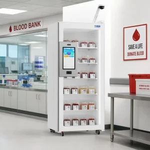 Smart Cabinet RFID Blood Product Tracking Automated Chain of Custody Biometric Access for Hospital Transfusion Service