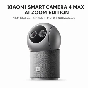 Smart Camera 4 Max AI Zoom Edition Indoor 4K Camera AI Care Baby Elderly Pet Detection 12x Zoom MicroSD Cloud NAS SXJYY
