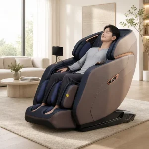 Smart Capsule Massage Chair with Voice Command and Bluetooth Audio for Modern Living Room Premium Comfort