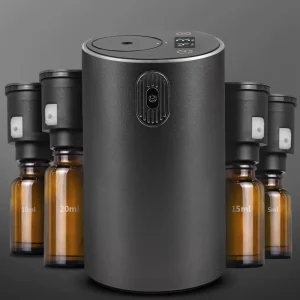 Smart Car Battery Air Purifier Waterless Nebulizer Essential Oil Aroma Diffuser Aluminium Aromatherapy Electric Aroma Diffuser