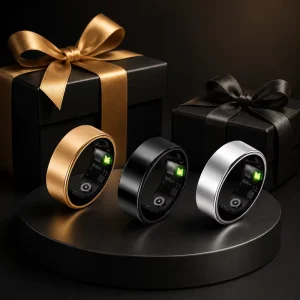 Smart Ceramic Ring with NFC Function Heart Rate Sleep Monitoring Fitness Tracker for Men Women