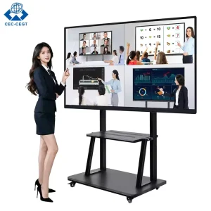 Smart Classroom Interactive Whiteboard 4K 20 Point Touch LCD Panel with WiFi Ethernet