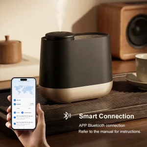 Smart Commercial Scent Diffuser Desktop App Control 350ml Waterless 500sqm for Hotel Office Spa Projects OEM ODM