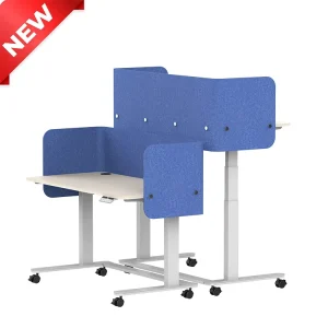 Smart Computer Desk Whit Wheel Office Ergonomic Electric Sit Stand Tables Standing Desk Height Adjustable Desk Motorized