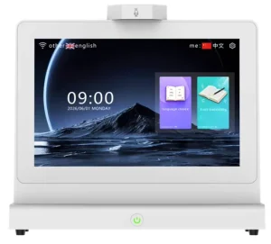 Smart Counter Translator with Dual Screens for International Visitors