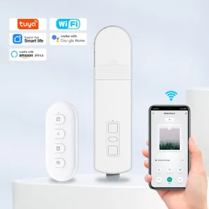 Smart Curtain Motor Controller with Wi-Fi Voice Control App & Alexa Control Universal Use Electric