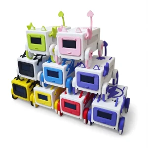 Smart Desktop AI Robot Dog XiaoZhi AI DeepSeek Large Model DIY Handmade Gift for Children