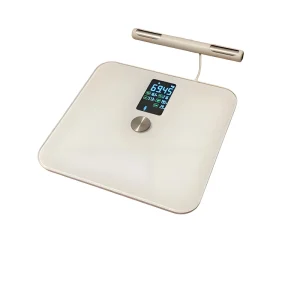 Smart Digital Body Fat Scale with Heart Health Monitoring Advanced BIA Algorithm 180kg Capacity & Battery Powered for Clinics
