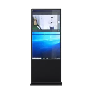 Smart Digital Signage Display Remote CMS Metal Design Free Standing Touch Screen LCD Advertising SDK for Retail Store Elevator