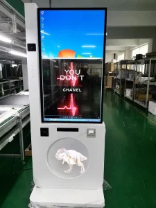 Smart Digital Signage Kiosk Touch Screen Commercial Advertising OLED Display for Shopping Mall Retail Store Exhibition