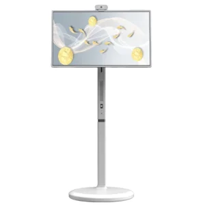 Smart Display Friends 32inch White 6+128G 4K Adjustable Rotatable Movable Smart Screen Cross Border Domestic Factory