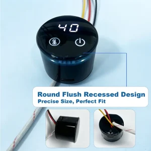 Smart Display Thermostat for Heated Towel Rail OEM Custom Manufacturer Temperature Controlled Switches Tds