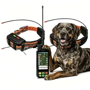 Smart Dog Collar with Health Tracker Integrated Vital Monitoring (Posture Bark) + Geofencing & 10 Level Stim Training