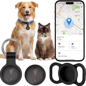 Smart Dog GPS Tracker Live Pet Tracking Virtual Fence Vital Signs Bark Monitoring Waterproof 14 Day Battery Dog