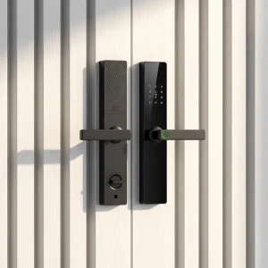 Smart Door Lock 3D Face & Palm Vein Recognition Biometric Security Hardware Tuya App Cloud Storage 9 Languages Project