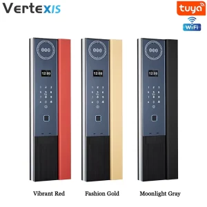Smart Door Lock Aluminum Alloy App Control 3D Face Recognition Fingerprint Palm Vein Biometric Electronic Lock
