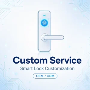 Smart Door Lock Customization Service Tuya Smart Door Lock with WiFi App Remote Control for Home Hotel Apartment